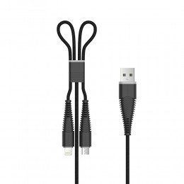 Cablu MicroUSB & Lightning...